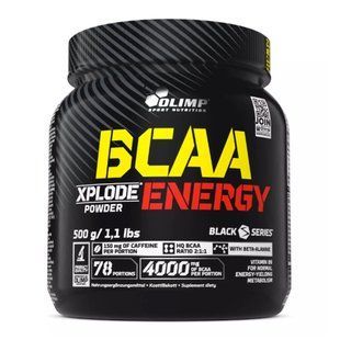 BCAA Xplode Energy, фруктовий пунш (500 г) 09174 фото