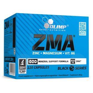 Цинк та магній з вітаміном B6, ZMA&reg;, 120 капсул OL-01422 фото
