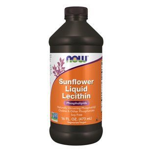 Sunflower Liquid Lecithin, 473 мл NOW-18460 фото