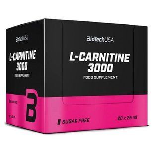 L-Carnitine 3000, 20 х 25 мл, лимон BTU-00491 фото