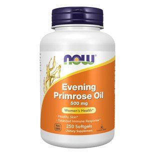 Evening Primrose Oil, 500 мг, 250 софтгелів NOW-19153 фото