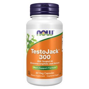 TestoJack&reg; 300, 60 капсул NOW-10039 фото