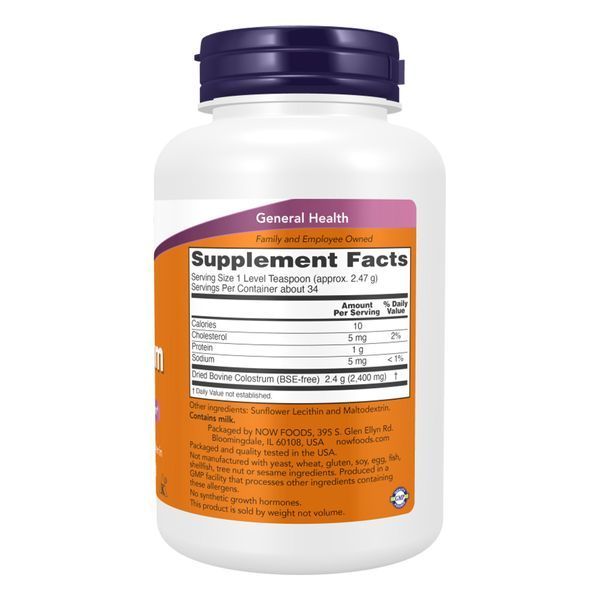 Colostrum Powder, 85 г NOW-20106 фото