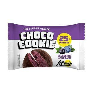 Протеїнове печиво, Choco Cookie, 40 г, чорниця та смородина FW-24501 фото