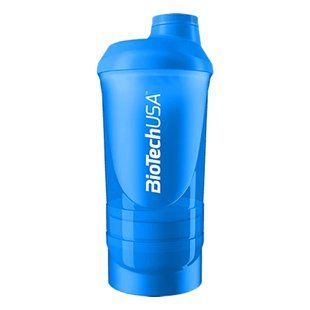 Wave+ Shaker, 600 мл + 200 мл + 150 мл, синій BTU-06595 фото