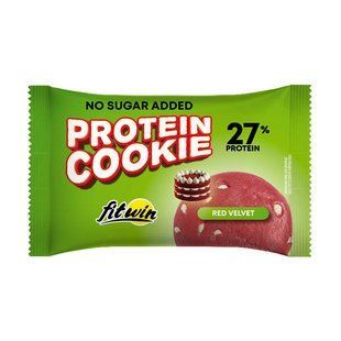 Протеїнове печиво, Protein Cookie, 40 г, червоний оксамит FW-24496 фото