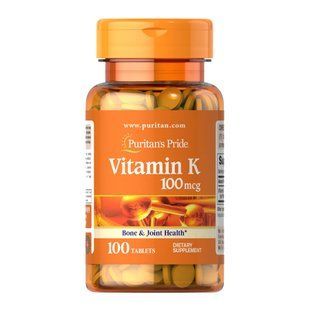 Vitamin K, 100 мкг (100 таблеток) 18742-01 фото