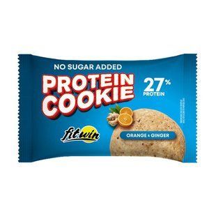 Протеїнове печиво, Protein Cookie, 40 г, апельсин та імбир FW-24495 фото