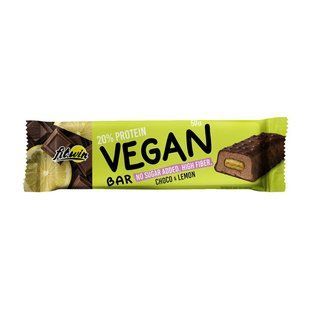 Протеїновий батончик, Vegan Bar, 50 г, шоколад та лимон FW-24143 фото