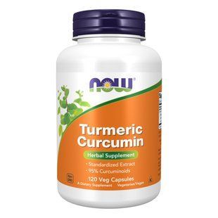 Turmeric Curcumin, 120 капсул NOW-20213 фото