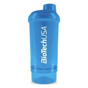Wave+ Compact Shaker, 500 мл + 150 мл, синій BTU-08741 фото
