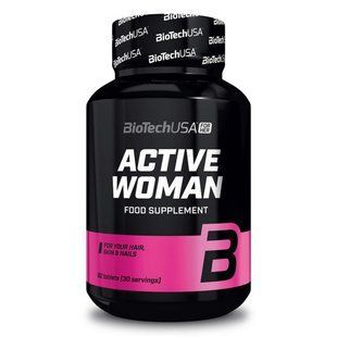 Мультивітаміни для жінок, Active Woman, 60 таблеток BTU-04632 фото