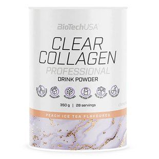 Колаген, Clear Collagen Professional, 350 г, персиковий холодний чай BTU-21886 фото