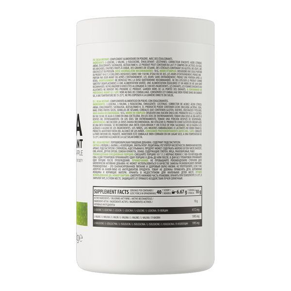 BCAA Instant, зелене яблуко (400 г) 08375 фото
